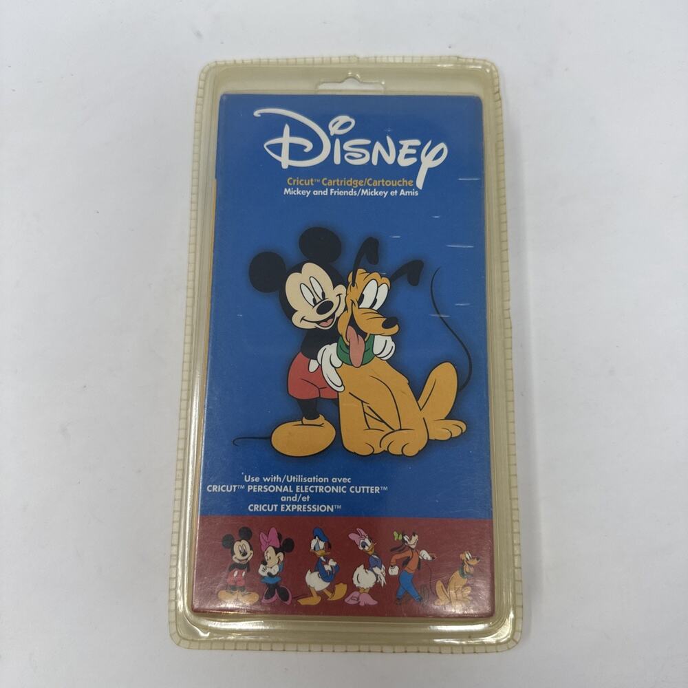 DISNEY MICKEY & FRIENDS Cricut Cartridge NEW‎ FACTORY SEALED Retired